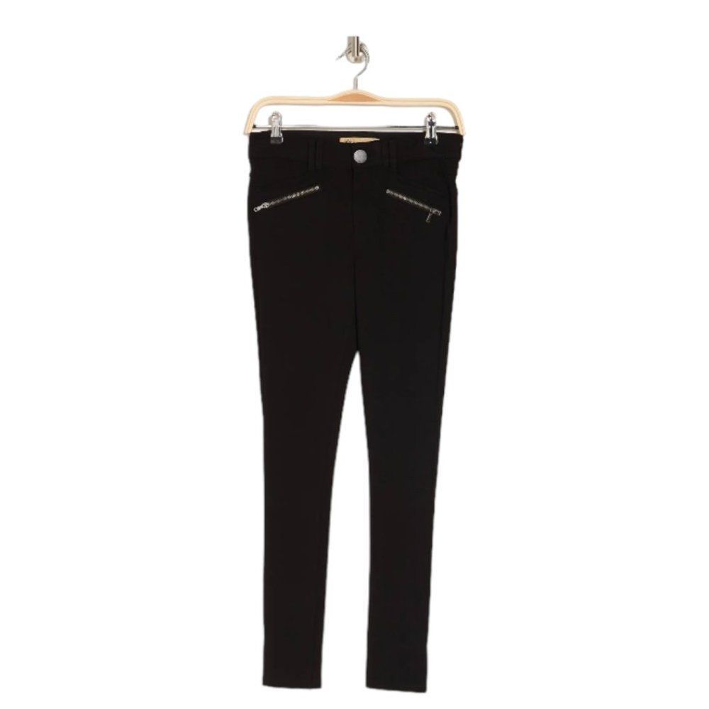 Democracy Ab Tech Double Zip Ponte Pants Black Size 12